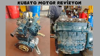 KUBATO D1703-M-ET04  MOTOR REVİZYON + ÇALIŞTIRMA