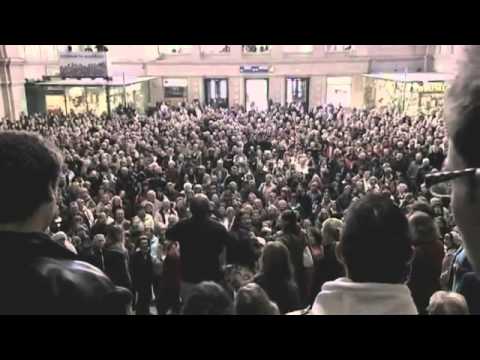 Ode an die Freude -- Chor ohne Grenzen im Leipziger Hauptbahnhof