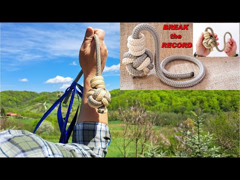 Long Distance Outdoor Throwing Rope Ball / Dog Toy out of Rope - Learn How to Make