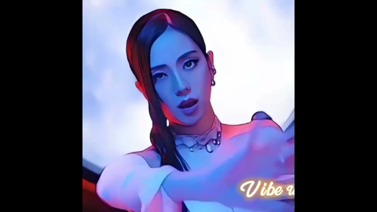 Pink venom but make it Cartoon