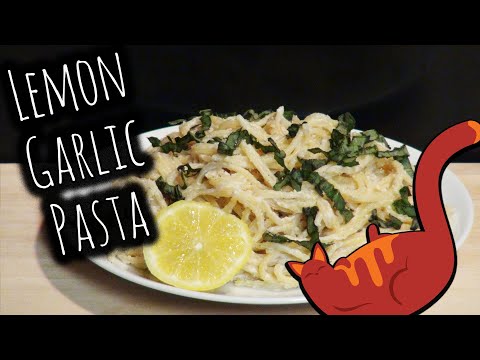 Lemon Garlic Pasta | Vegan Italian Dinner | Easy 20 Minute Meal
