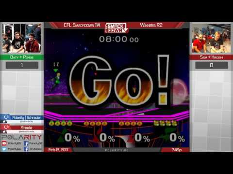 CFL Smackdown 114 Melee - Sigh + Hiroshi vs Oaty + Pengie - Doubles Winners R2