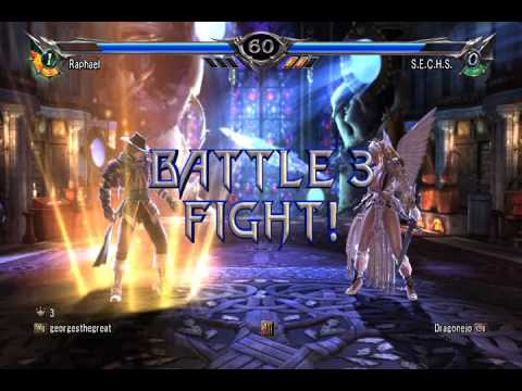 Soul Calibur 5 Tournament georgesthegreat (Raphael) vs Dragonejo (S.E.C.H.S)