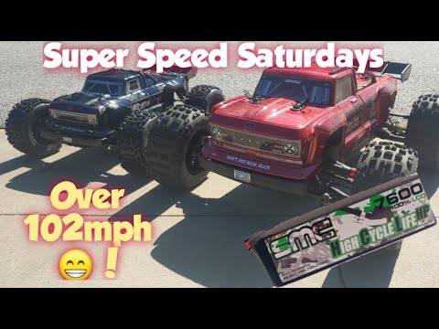 Super Speed Saturday - Arrma Outcasts Box Stock Speed Test