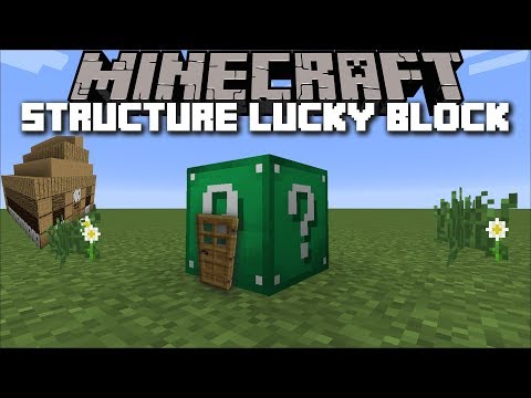 Lucky Block Mod: Instant Structures Spawned!