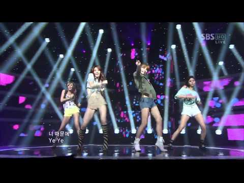 [SBS] Popular song A.S RED: In the night sky (inkigayo 110731)