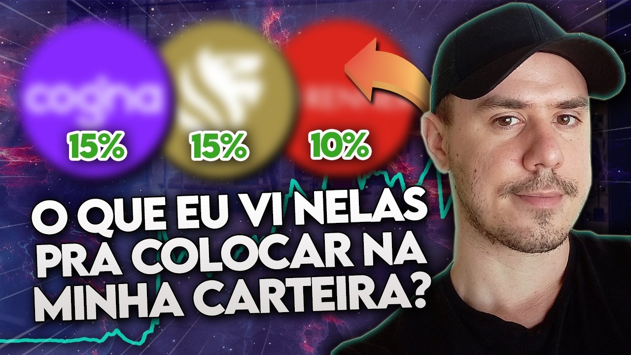 Por que INVESTI NESSAS 10 AÇÕES? Qual o PERCENTUAL e o PREÇO MÉDIO que eu tenho em CADA AÇÃO?