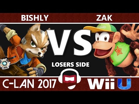 C-LAN 2017 Smash 4: LR4 - Bishly (Fox) vs Zak (Diddy Kong)