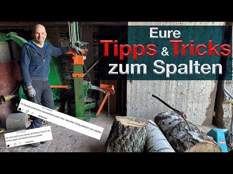 Geht doch !! Eure Tipps + Feedback zum stehenden Holzspalter Posch HydroCombi - Brennholz machen
