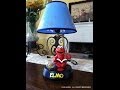 Sesame Street ELMO Animated Talking Lamp Electric Light 2002