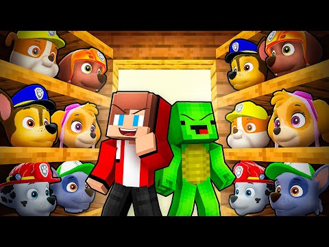 JJ and Mikey Became ANYONE In PAW PATROL To PRANK in Minecraft - Maizen