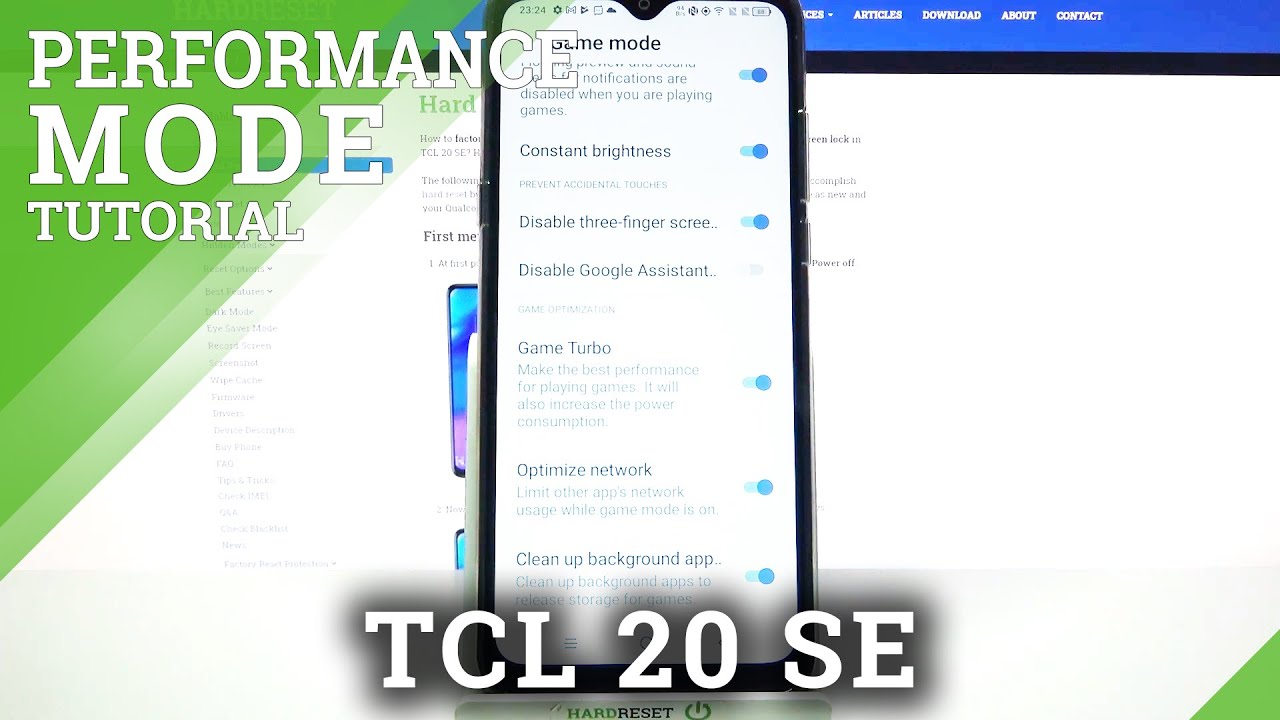 How to Activate High-Performance Mode in TCL 20 SE – Enable Performance Mode
