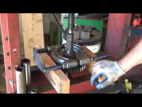 Part 12 - Pressing Bearings Off Output Shaft.mpg