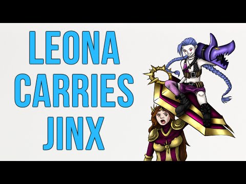 Leona Carries Jinx (Silver Support in League of Legends)