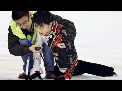 Hanyu scary crash Yan Han