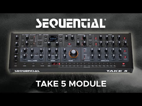 Sequential Take 5 Module Demo (no talking) - Presets for Ambient, Melodic Techno and Electronica