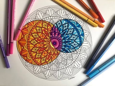 TUTO Faire un MANDALA Coloriage !