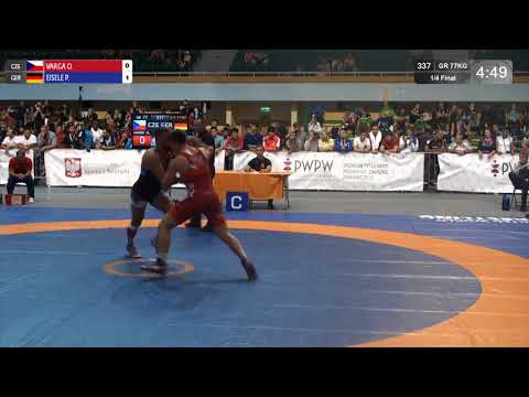 1/4 GR - 77 kg: O. VARGA (CZE) v. P. EISELE (GER)