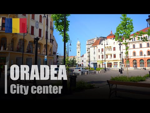 City center: Moskovits-Miksa Palace, Calea Republicii, St. Laszlo Bridge | Oradea | Romania 🇷🇴