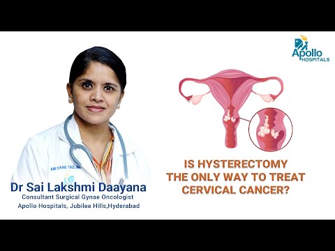 Hysterectomy procedure for cervical cancer patients
