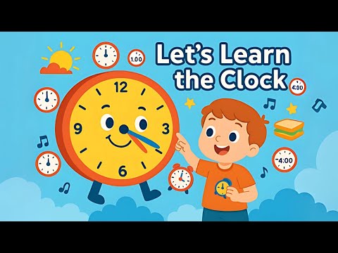 Tick Tock, Let’s Learn the Clock – Time Rhyme for Kids