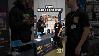 He trusted us to crack his PSA slab LIVE 😳🔥 #pokemon #psa #pokemontcg #pokemoncards #grading
