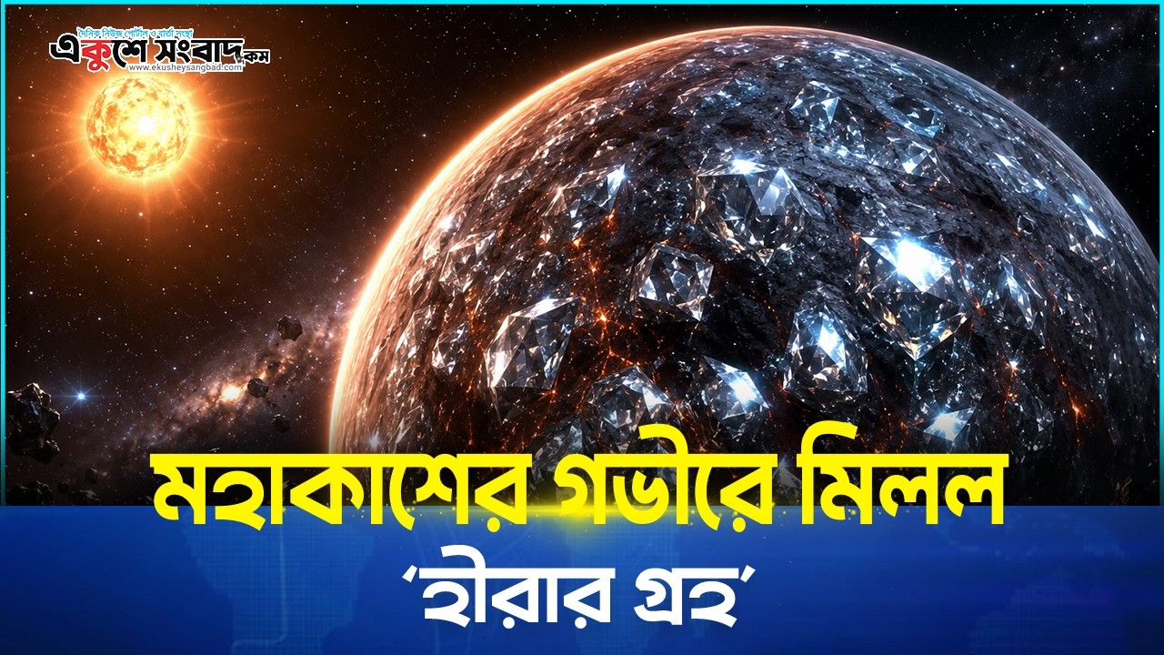  মহাকাশের গভীরে মিলল ‘হীরার গ্রহ’