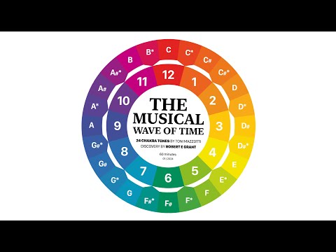 60min 432+528 - The Musical Wave Of Time - 24 Chakra Tones by Toni Mazzotti (disc by Robert E Grant)