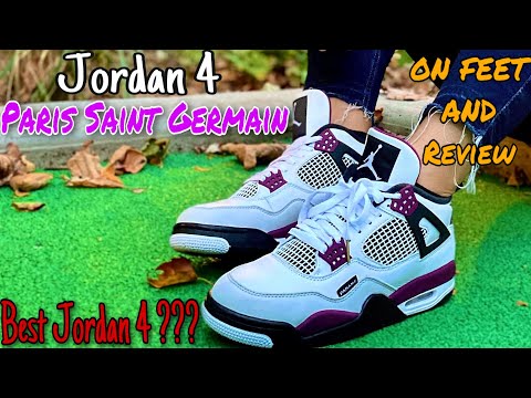 Jordan 4 Paris Saint Germain, best Jordan 4 of the year ??? Review and On Feet 🔥🔥🔥