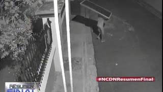 Cámara de seguridad capta a varios hombres robando paneles solares en SFM