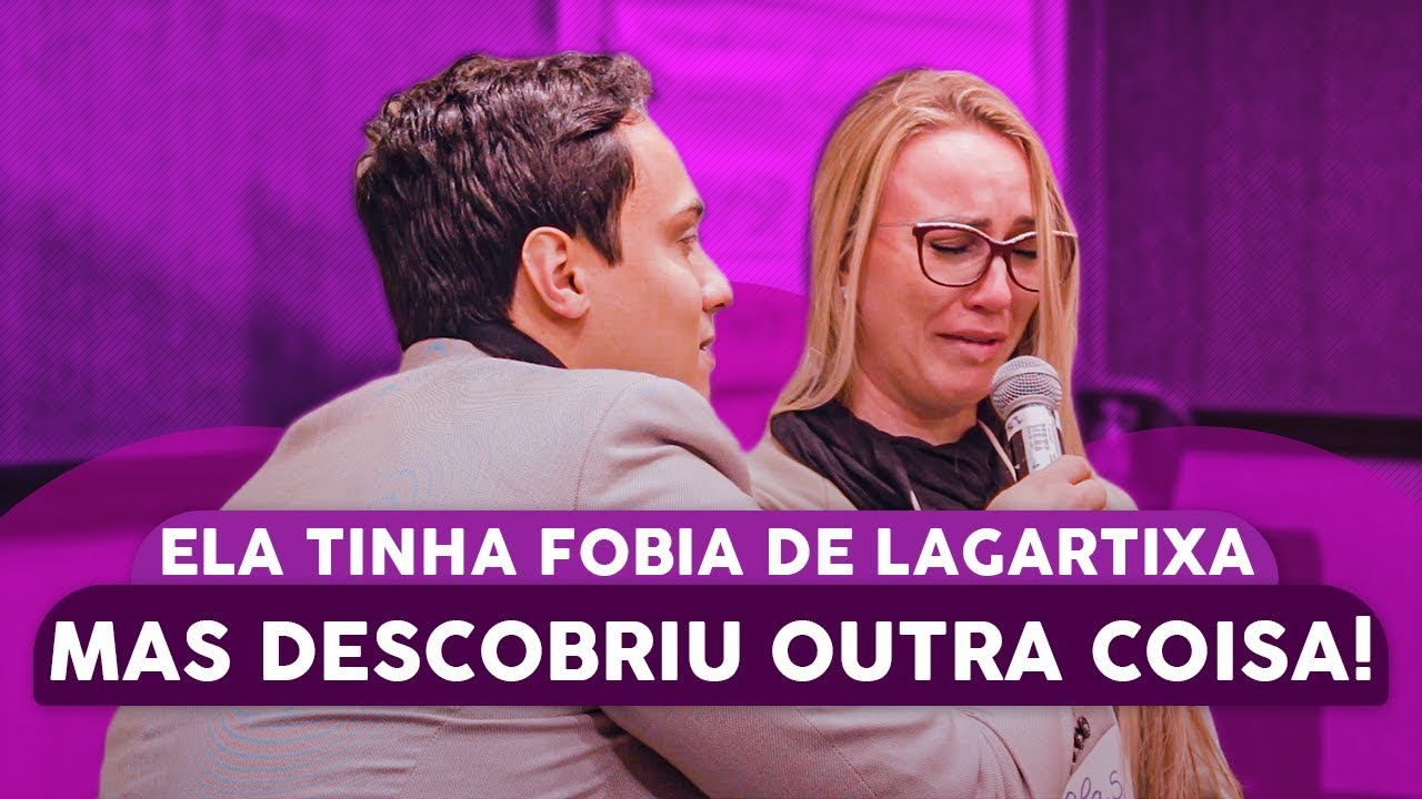 Ela tinha fobia de lagartixa, mas descobriu outra coisa.