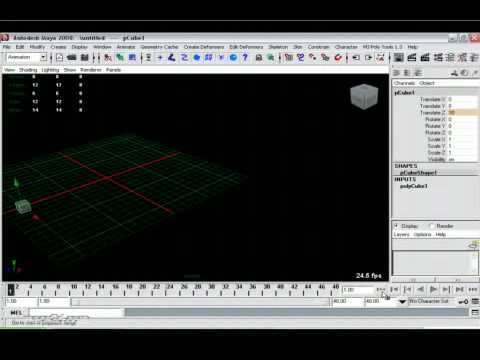 Autodesk/Alias Maya 8 Tutorial - Animation Deutsch German