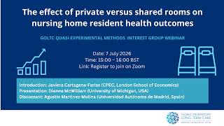 The effect of private versus shared rooms on nursing home resident health outcomes