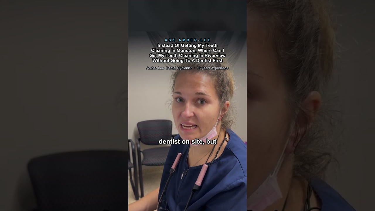 Amber-Lee, registered dental hygienist, explains where to get a teeth cleaning in Riverview without going to a dentist at Bright White Dental Hygiene Clinic