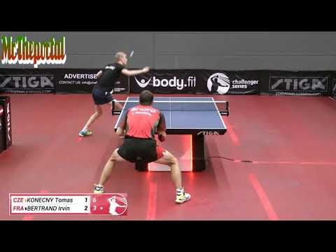 Table Tennis Challenger Series 2018 - Irvin Bertrand Vs Tomas Konecny -