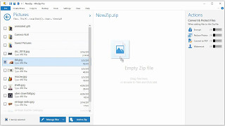 How to zip a file with WinZip