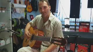 Video thumbnail for Yamaha cg 201s classic guitar by General Sound