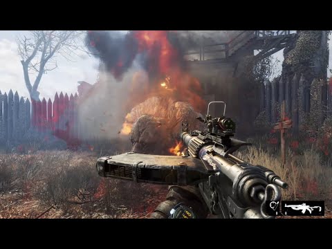 «Метро: Исход»...А вот это уже настоящий 'Хардкор'. Артём столкнулся вновь с огромным медведем...