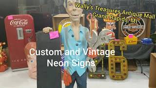 Great Lakes Neon's Booth @ Wally's Treasures Antique Mall