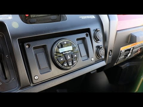 Kawasaki MULE PRO-FXR Hifonics Audio Upgrade "How to Install"