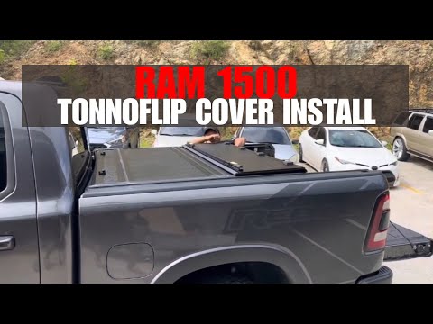 Ram 1500 Bed Cover Installation -TonnoFlip Tonneau Covers- #ram #tonneaucover