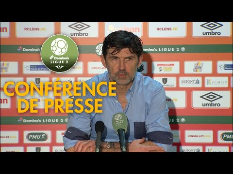 Conférence de presse RC Lens - Châteauroux ( 2-1 )  / 2017-18