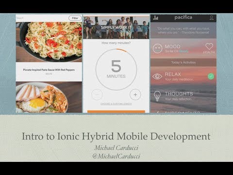 AngularNYC - Intro to Ionic Hybrid Mobile App Development - Michael Carducci