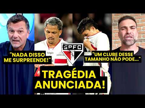 TRAGÉDIA ANUNCIADA! “Gente, A REAL é que o SÃO PAULO TEM…” SITUAÇÃO PERIGOSA NO BRASILEIRÃO!