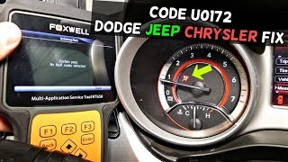 CODE U0172 LOST COMMUNICATION WITH LEFT SIDE SATELLITE ACCELERATION SENSOR 1 DODGE CHRYSLER JEEP