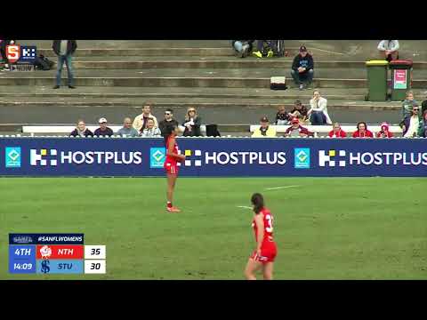 Hostplus SANFLW GF - North's Jade De Melo kicks the sealer
