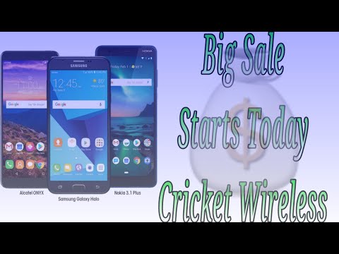 Cricket Wireless FLASH SALE Starts Feb 15th Alcatel Onyx Samsung Galaxy Halo Nokia 3.1 Plus