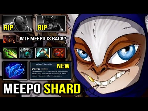 NEW 7.28 SHARD MEEPO Amazing Clone Micro 100% Totally Destroyed ALL 1Item Per 3Min & 25Kills DotA 2
