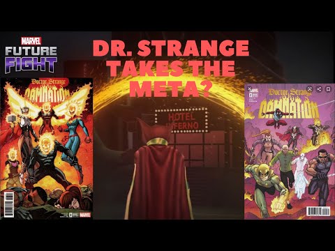 DOCTOR STRANGE DAMNATION! Mephisto & Ghost Rider? Dr. Strange vs Ebony Maw 85 - Marvel Future Fight