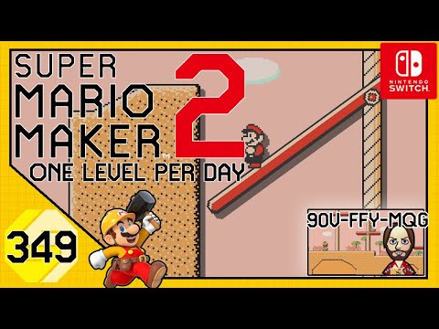 Super Mario Maker 2 olpd ★ 349 ★ [1-2] seesaw path  ★ Flex-D ★ Deutsch